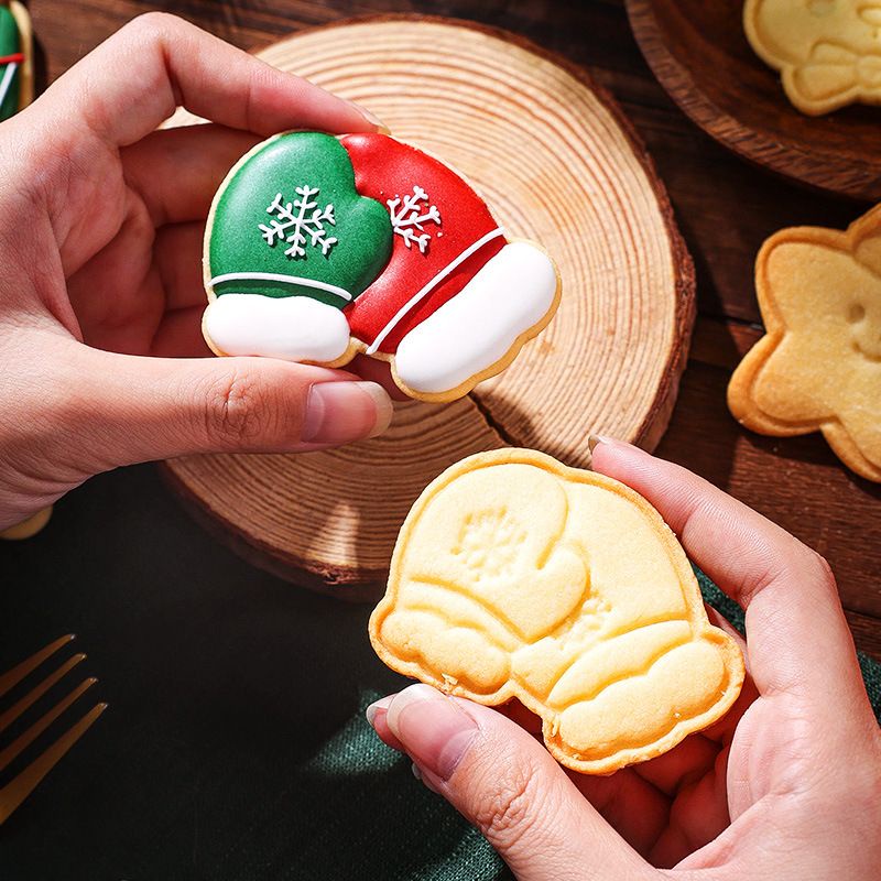 COOKIES CUTTER NATAL 3D 8pcs dan 10pcs CETAKAN COOKIES TEMA CHRISTMAS