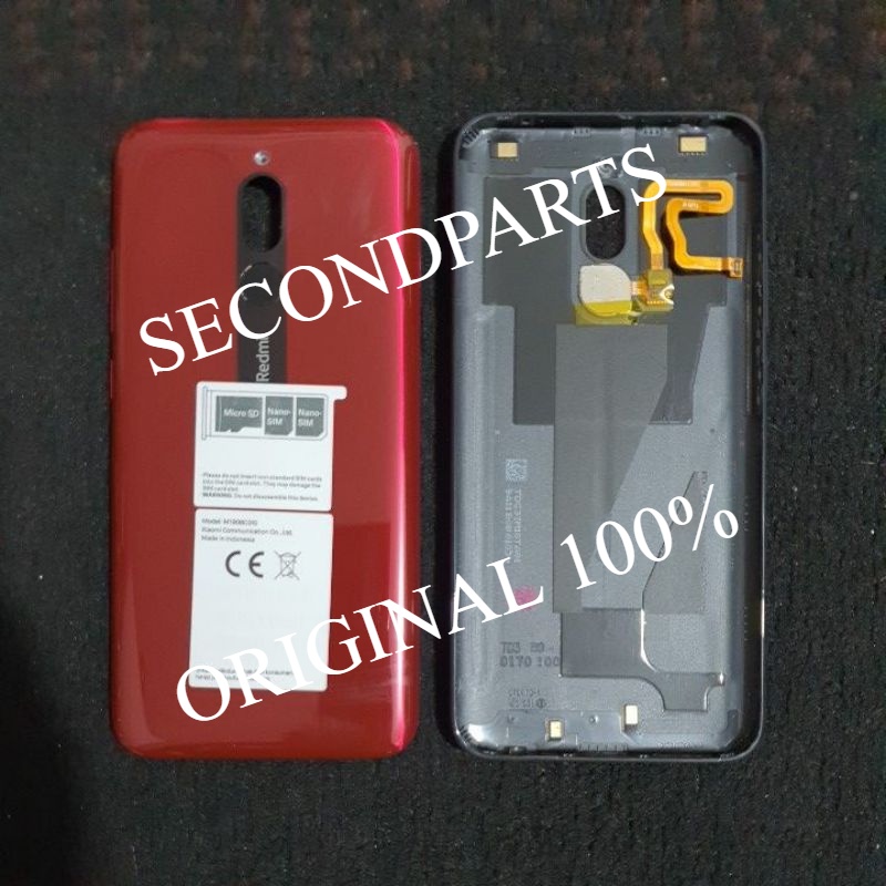 CASING BACKDOOR COVER TUTUP BELAKANG FULLSET FINGER PRINT XIAOMI REDMI 8 ORIGINAL COPOTAN