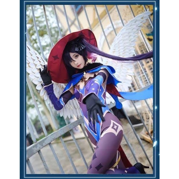 Ready Stock Mona Genshin Impact Cosplay Costume