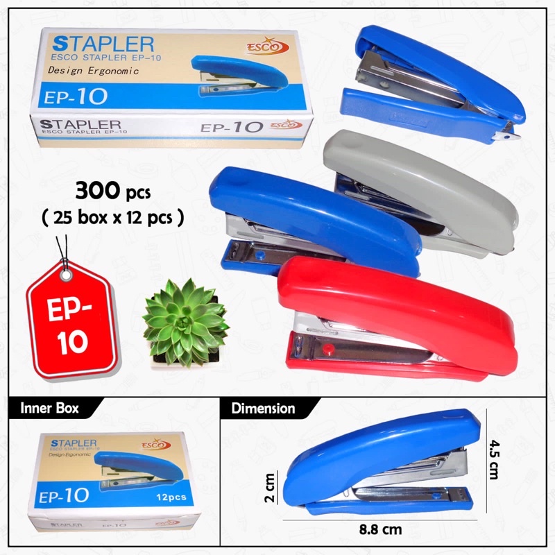 

stapler / staples plastik kode ep 10 satuan