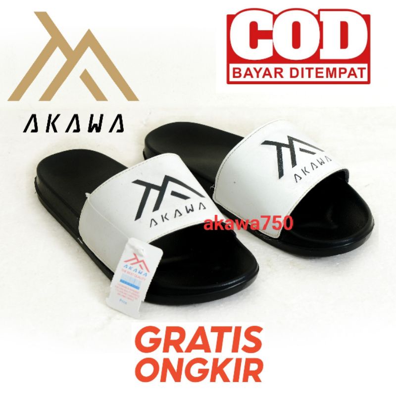 SANDAL SLOP AKAWA SANDAL SANTAI SANDAL GUNUNG SANDAL UNISEX