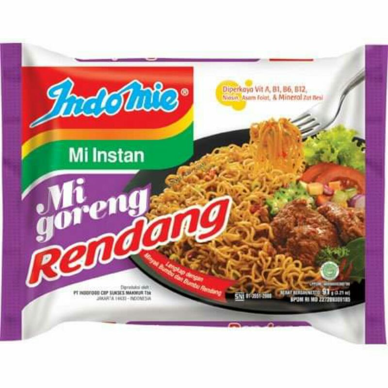 

Indomi Goreng rendang