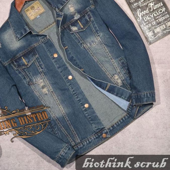 limited Edition✔️JAKET JEANS SMTH JAKET JEANS PRIA JAKET DENIM PRIA JAKET JEANS COWOK Z-NINE|RA4