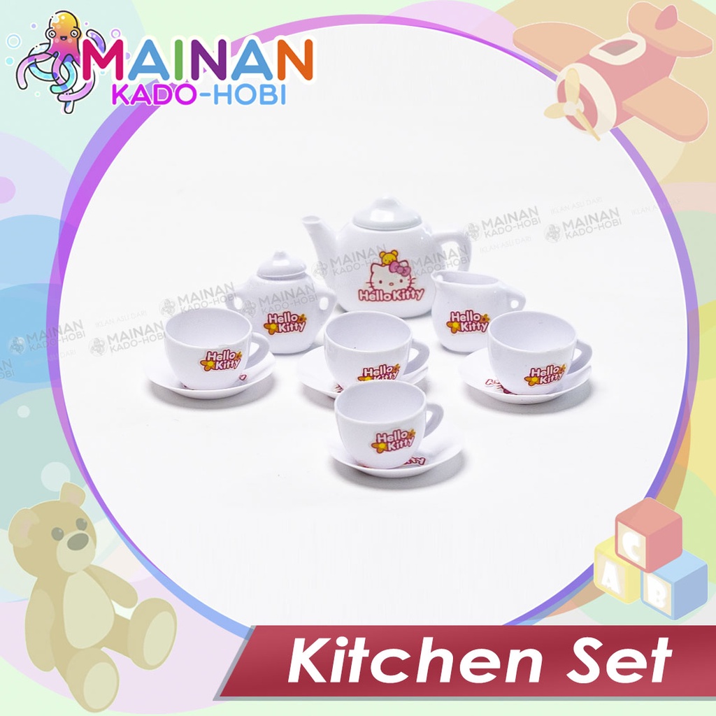 MAINAN ANAK PEREMPUAN SET ALAT DAPUR KITCHEN SET TEA PARTY