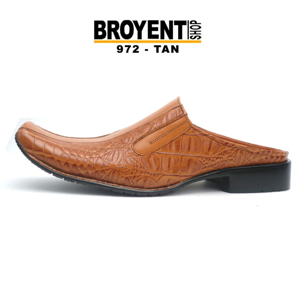 Sepatu Sandal Pria Bustong Kulit Asli 972