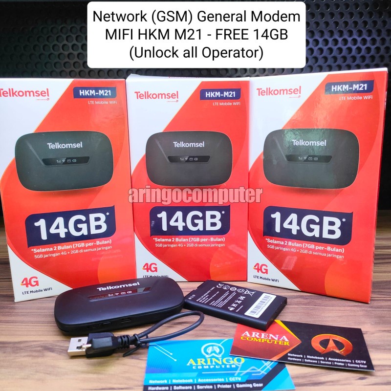 Jual Network Gsm General Modem Mifi Hkm M Free Gb Unlock All Operator Shopee Indonesia