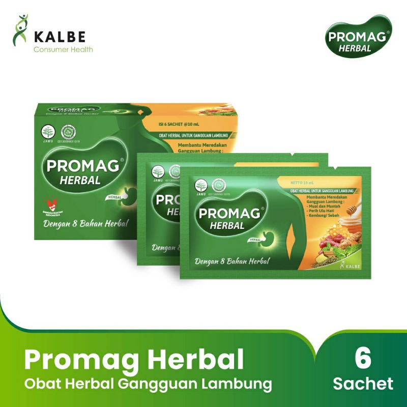 Jual Promag Herbal 1 Box Isi 6 Sachet | Shopee Indonesia