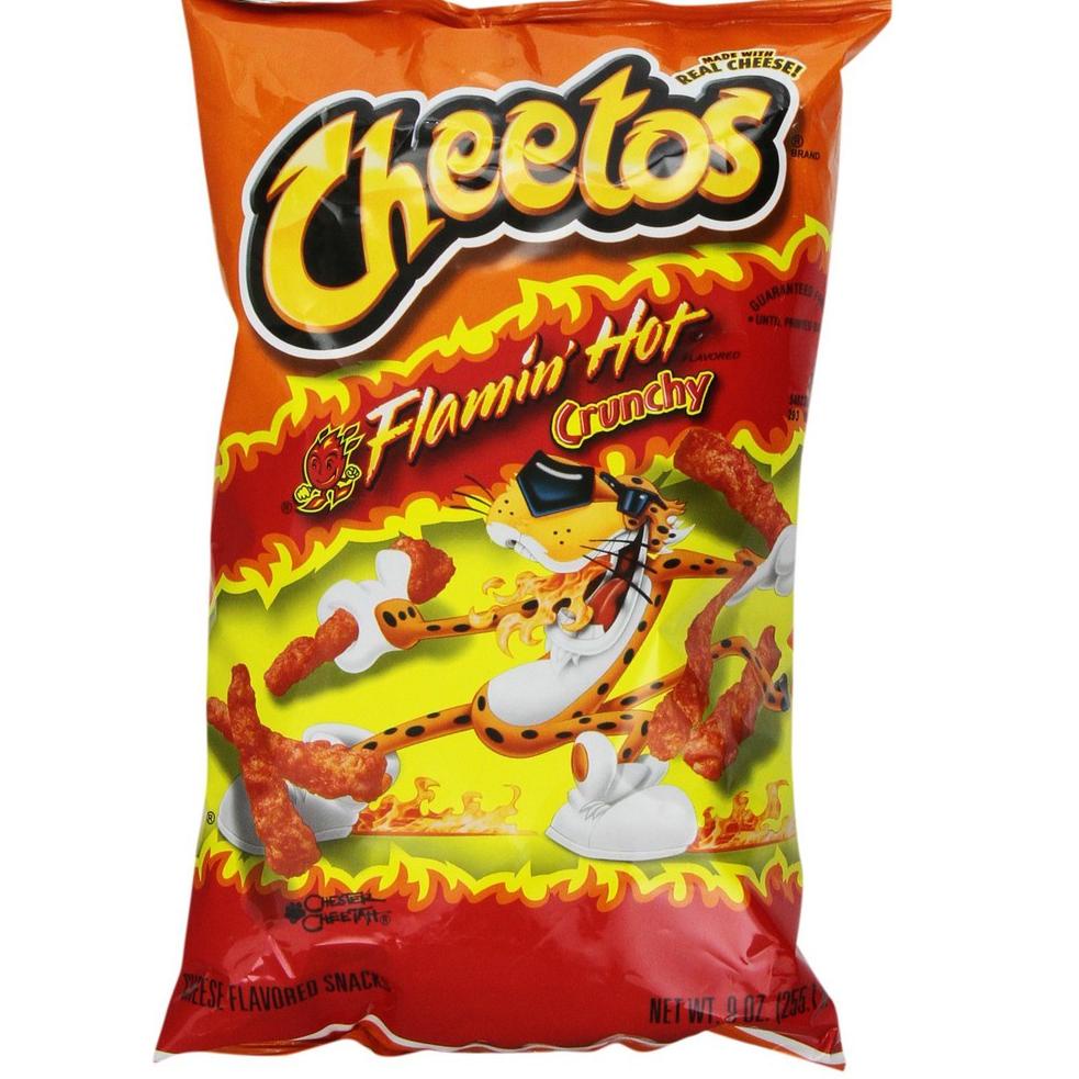 

[Q-D3D ✉] CHEETOS FLAMIN HOT CRUNCHY 227Gr USA-paling laris