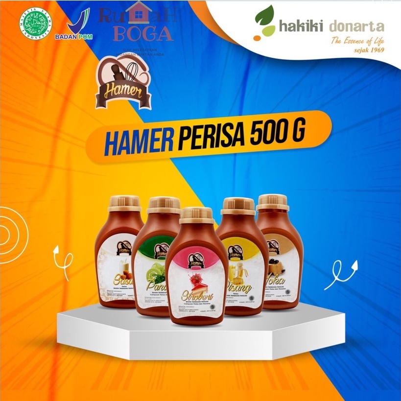 

Pasta Perisa HAMER 500 gr - Bahan Bahan Makanan Pokok Kue Baking