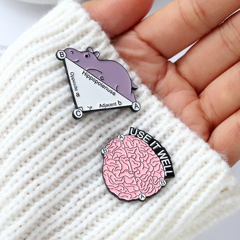 Ilmu Matematika Matematika Kimia Molekul Enamel Pn Lucu Organ Otak Kura Bros Lencana Kerah Pin Kartun Perhiasan Lencana Hadiah Untuk Teman Mahasiswa