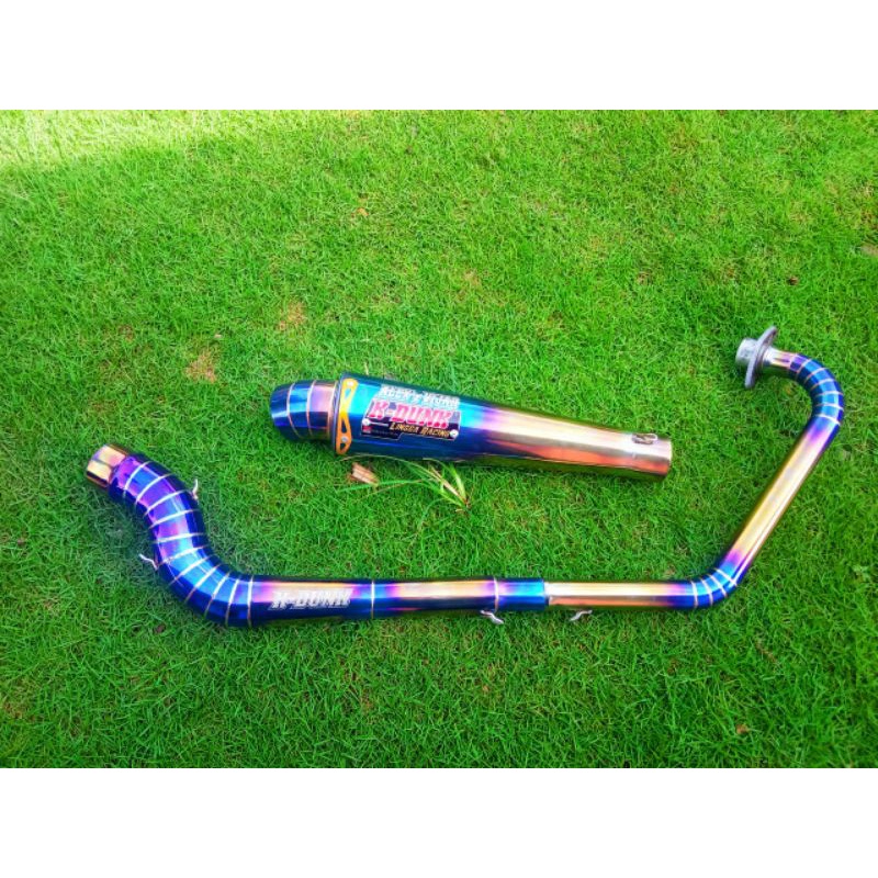 Knalpot kou biru kanan cobra sonic150R CBR vixion cb150r CB new vixion Jari-jari