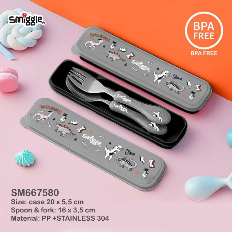 Sendok garpu stainless Smiggle/Smiggle spoon fork