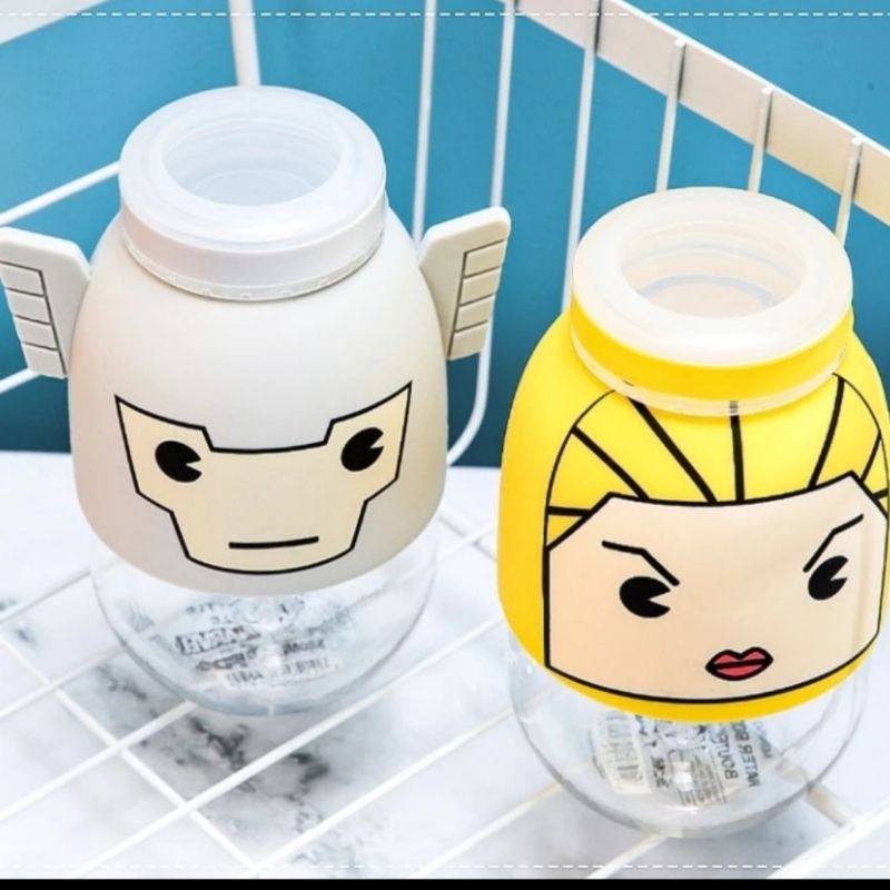 Botol Minum MARVEL MINISO Thumbler Air Minum 380ml