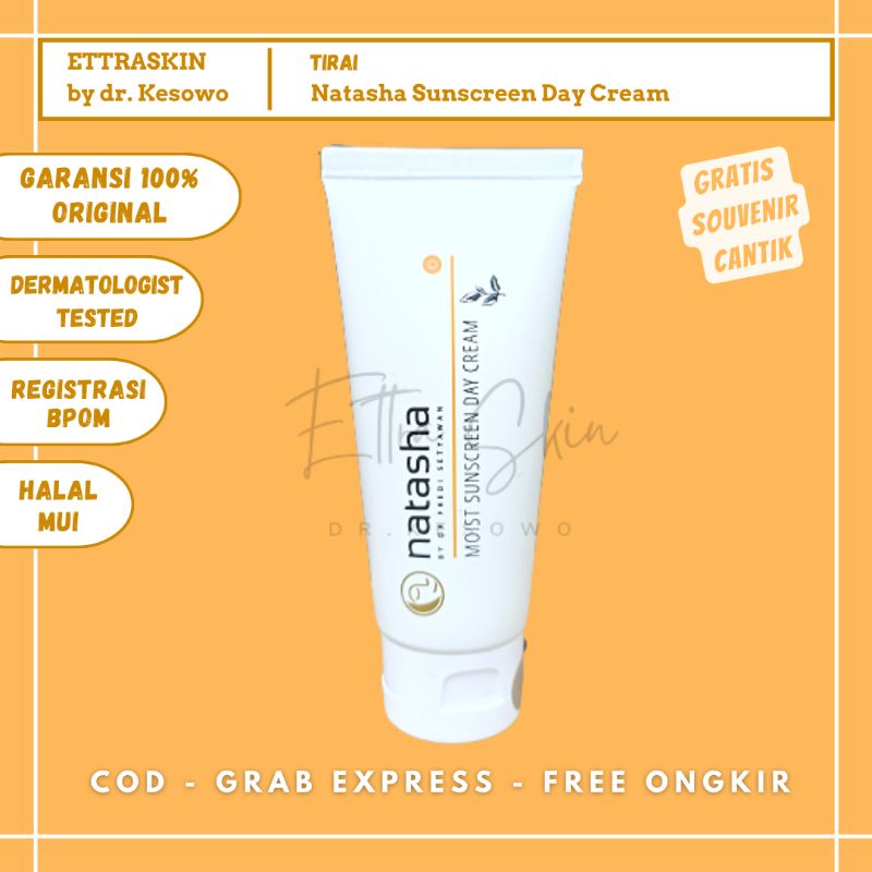 Natasha Skincare - Moist Sunscreen Day Cream / Tabir Surya Foundation - Ettra Skin by dr Kesowo ( SB