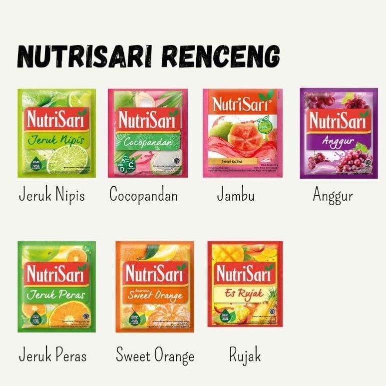 

㊏ Nutrisari minuman benutrisi isi 10’s ♨
