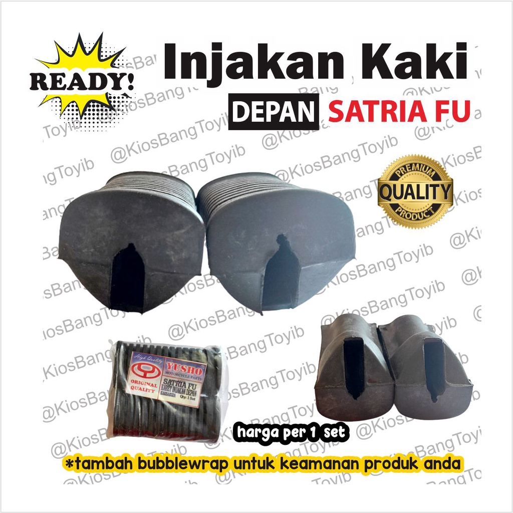 Karet Footstep Barstep DEPAN / Pijakan Kaki Depan SATRIA FU (yusho)