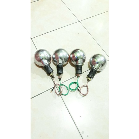 lampu sein sen riting ritting signal bulat imasen rxk rx125 dt original ori tua lama