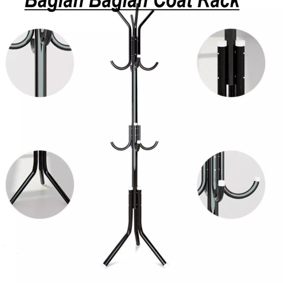 Best Seller Laris_Unik Stand Hanger COATRACK Gantungan Jaket Baju,Topi Gantungan Aesthetic Stand Han