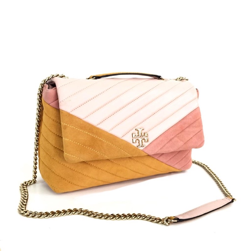 Tory Burch Kira Chevron Mixed Convertible Shoulder Bag