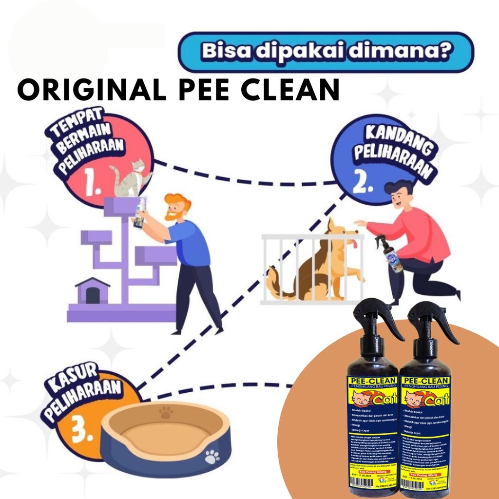 SPRAY ANTI BACTERIAL PENGHILANG BAU PESING 250ML PEE CLEAN FEZONE