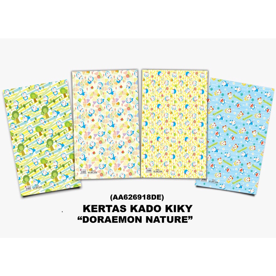 

Kertas Kado KIKY Motif DORAEMON/Bungkus Kado KIKY Kartun Gift Paper