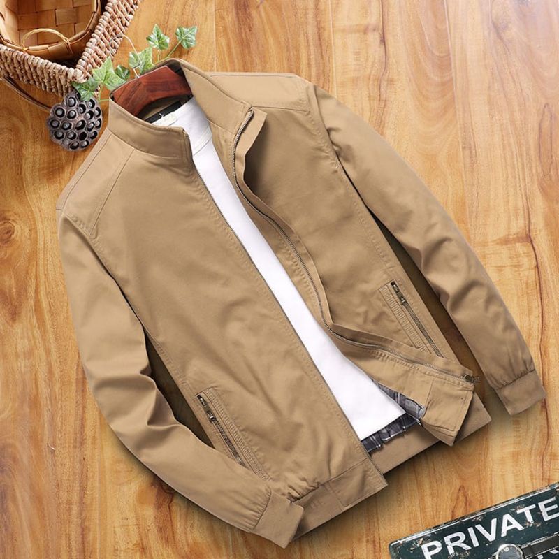 jaket katun pria terbaru