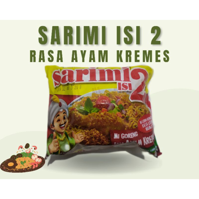 

mie instan SARIMI ISI 2 rasa ayam kremes