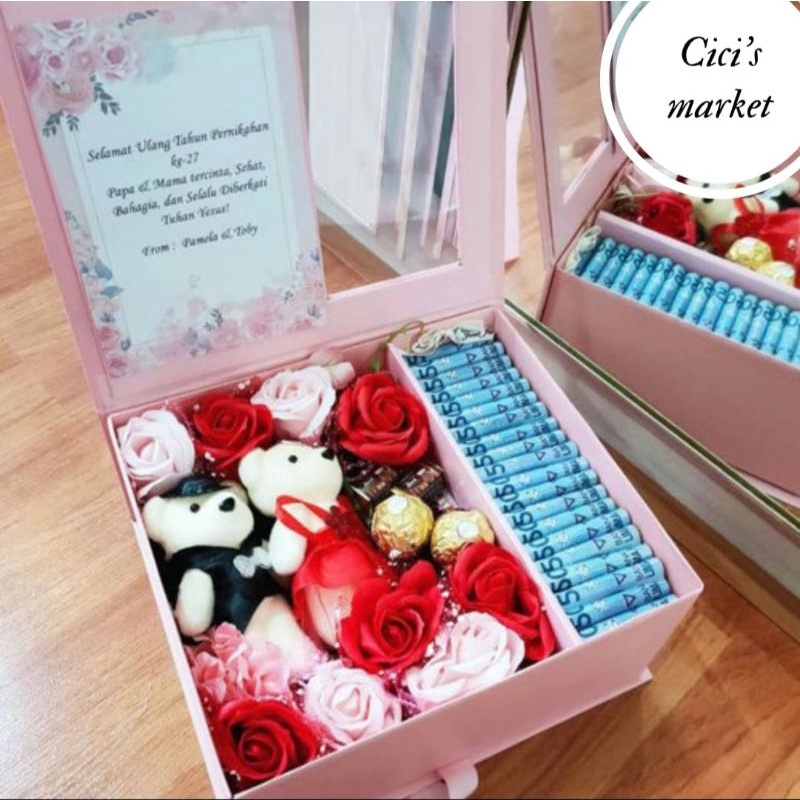 

Paket Gift money box 50