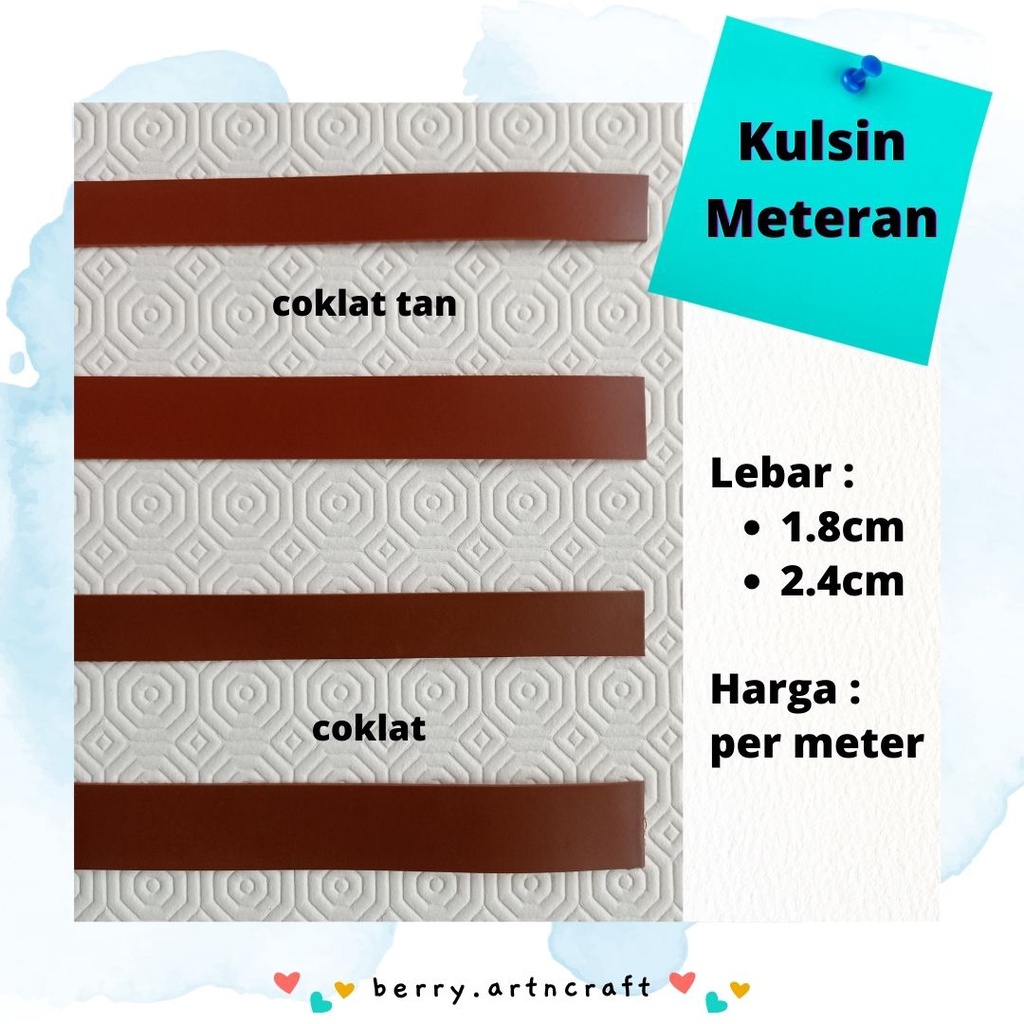 Tali Tas Meteran/Tali Kulit Sintetis Meteran/Kulsin Meteran/Tali Tas Shoulder/Shoulder Bag