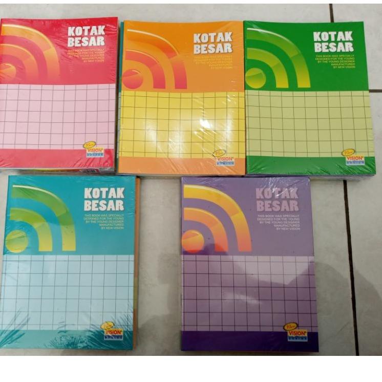 

(D(55❤) Buku Kotak Besar / Buku Tulis Mandarin Merek Vision ( 1 Buku isi 30 Lembar ) proses cepat