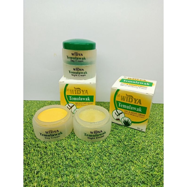 [3PCS] CREAM LA WIDYA PUTIH DAY &amp; NIGHT TEMULAWAK - CREAM PEMUTIH WAJAH LA WIDYA