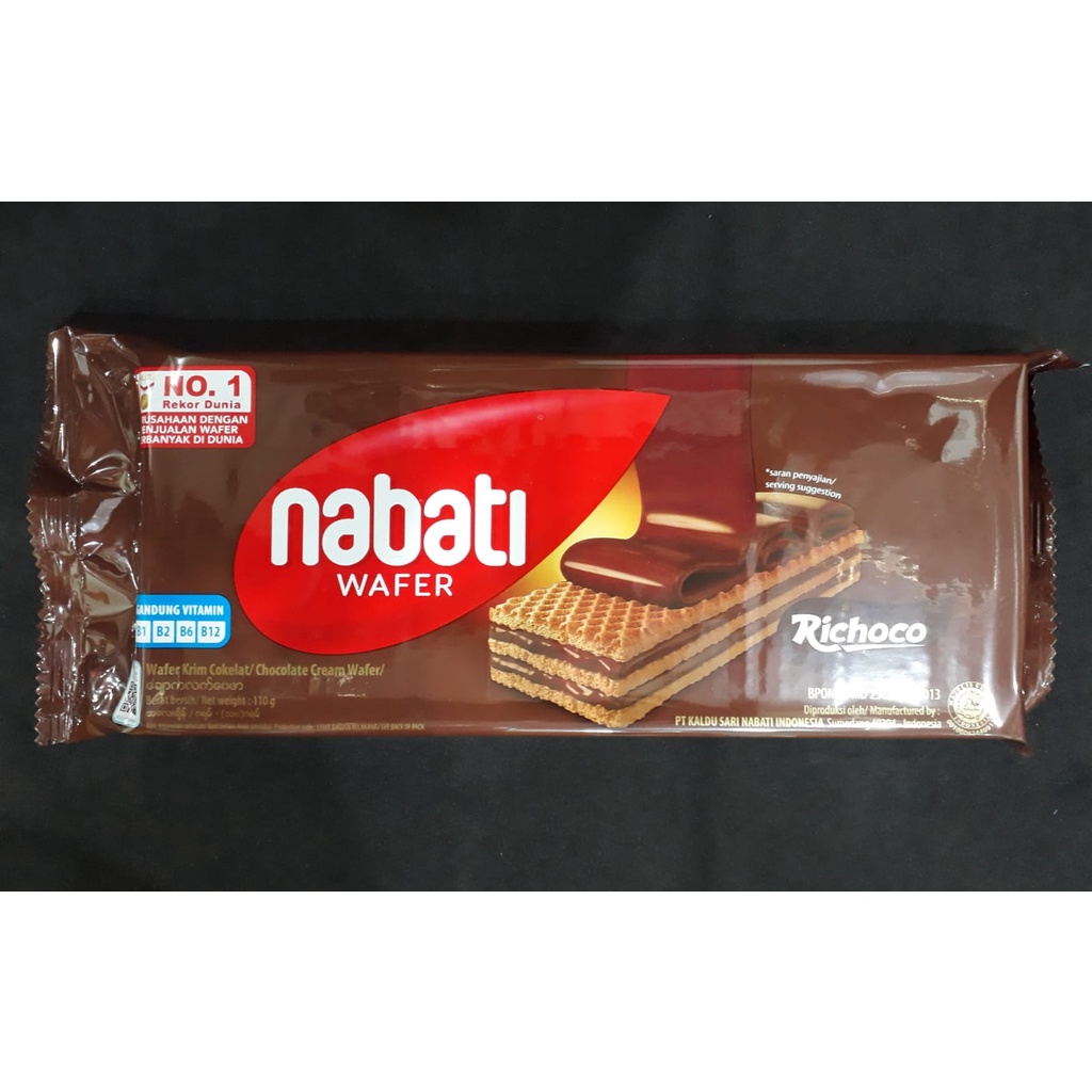 

NABATI WAFER KRIM COKELAT 110G