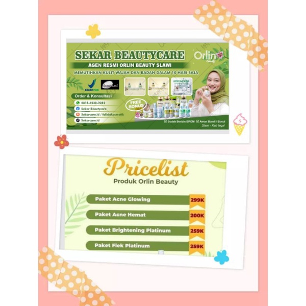 TERLARIS ! ( DAPAT HADIAH GRATIS ) ORLIN SKINCARE / ORLIN BEAUTY SKINCARE / ORLIN / PAKET ACNE / PAKET FLEK / PAKET WHITENING PLATINUM BIKIN WAJAH CERAH PUTIH BERSIH MENYEMBUHKAN JERAWAT BIKIN GLOWING CANTIK