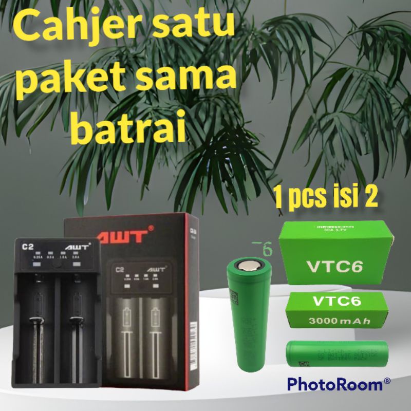 cajer satu paket sama batrai 1 kotak isi 2 SONY VTC 6 3000MAH Baterai VAPOOR VAPEE HARGA MURAH