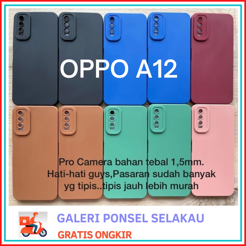 Case OPPO A12 Candy PRO Camera TPU Macaron