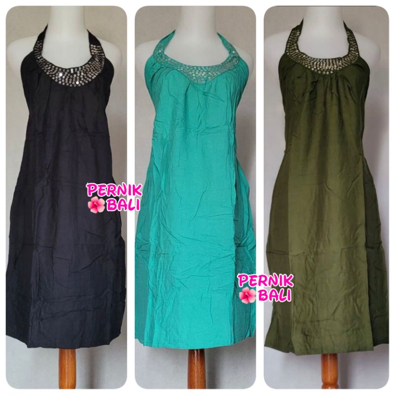 Dress Ikat Payet Backless Rayon PernikBali