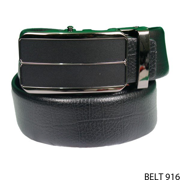 Ikat Pinggang Formal Semi Kulit Hitam – BELT 916