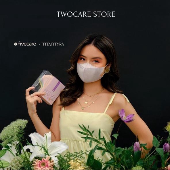Masker Fivecare Duckbill 4ply fivecare series X Titan Tyra