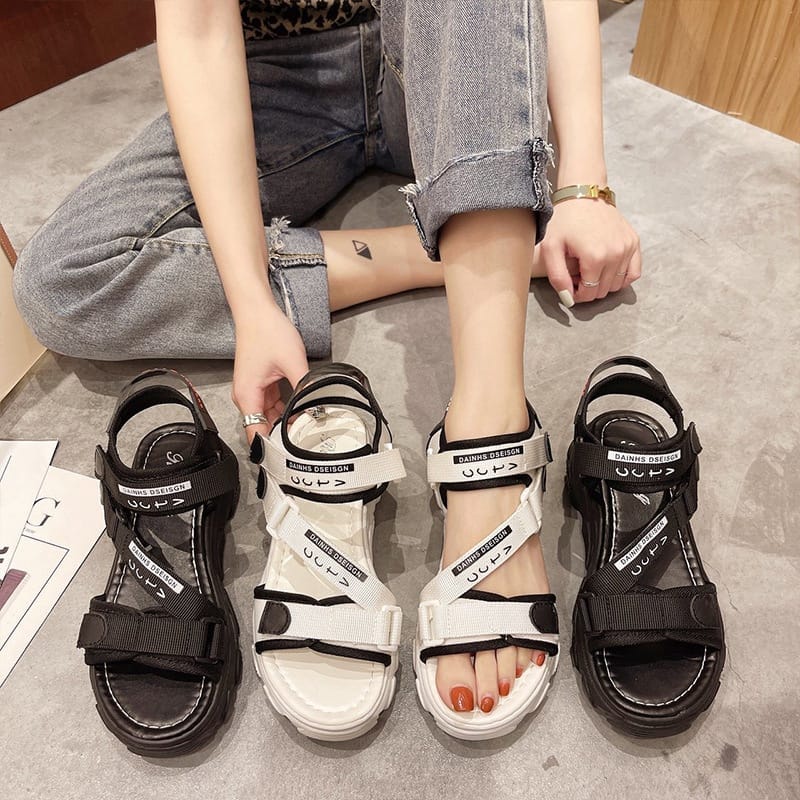 mdaffstore - BIG SALE 12.12 Sandal Gunung Anak Wanita Sandal Tali Wanita Sandal Wanita Fashion CCTV