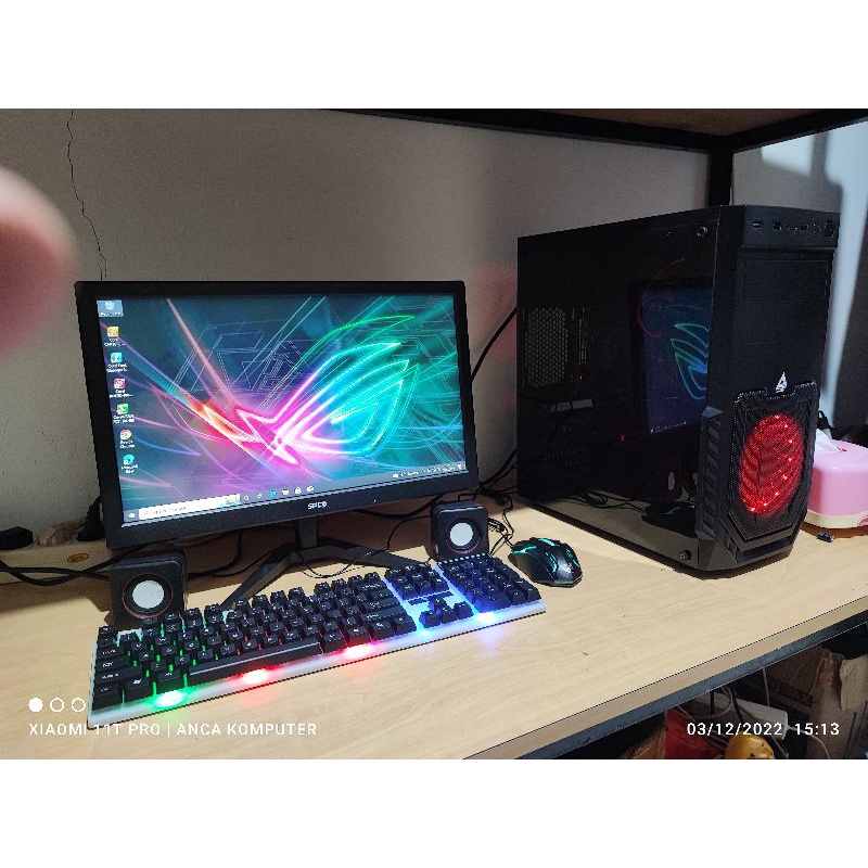 Pc gaming  editing farming Core i5 4590 feat r7 240 2gb