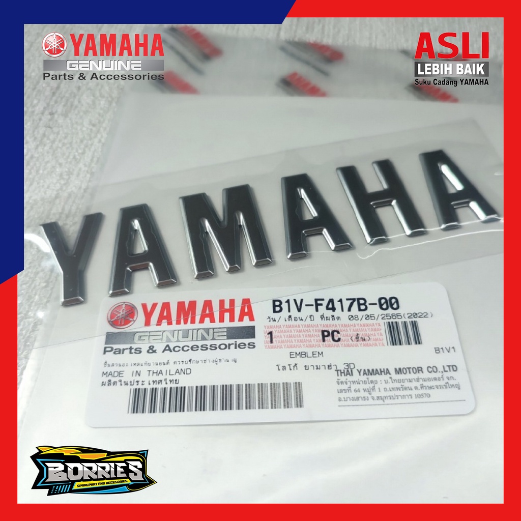 EMBLEM TULISAN YAMAHA 3D ORIGINAL XSR BISA UNTUK MODIF RX K RX S RX KING ORIGINAL UNIVERSAL SEMUA MO