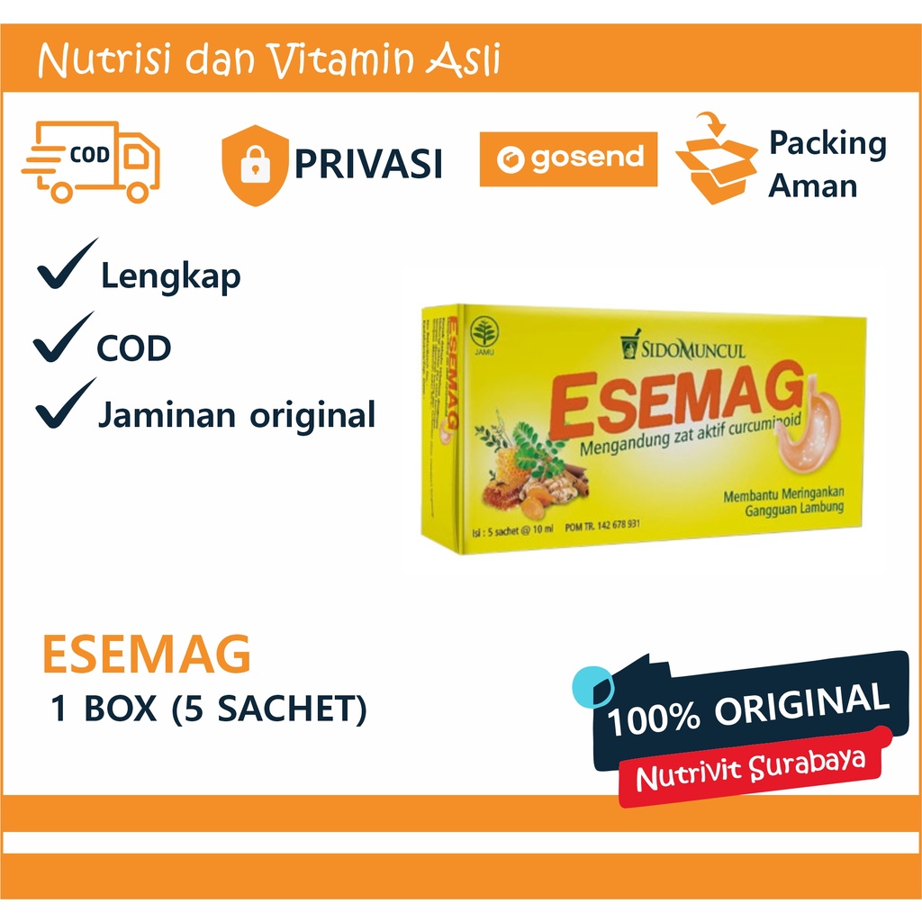 Sido Muncul Esemag Cair 5's - Sakit Perut Lambung Maag Perih