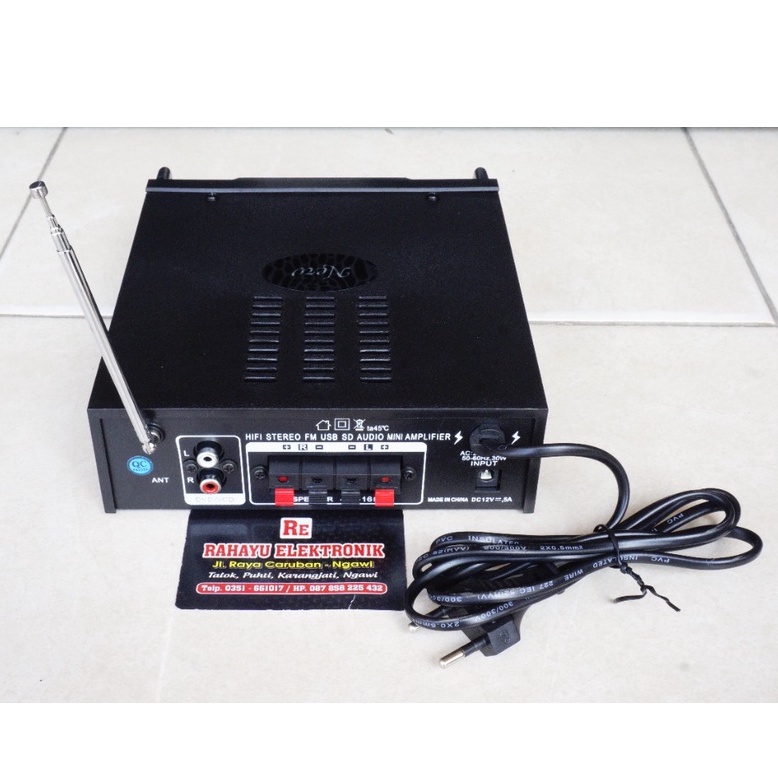 Ampli Digital Karaoke Firstclass Fc-400 Power Hifi Amplifier