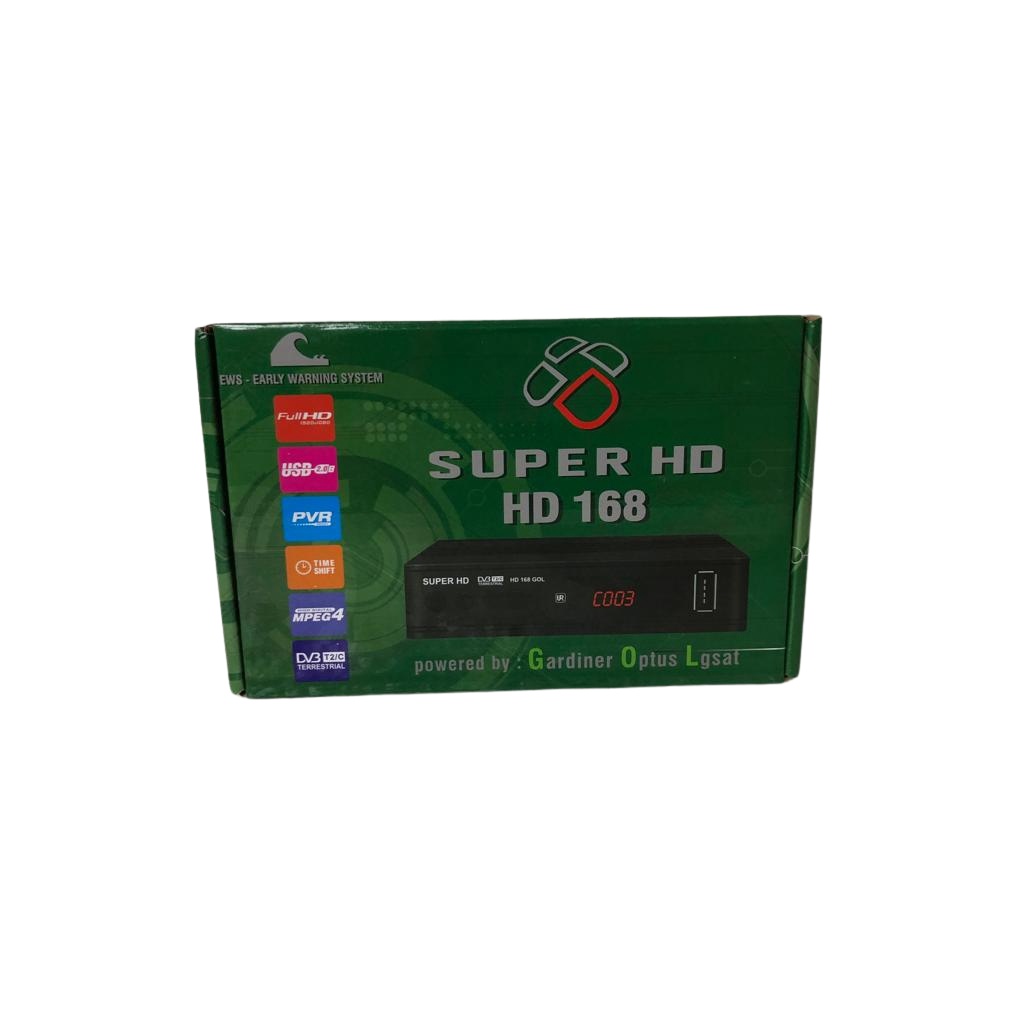 STB SET TOP BOX DVB T2 Super HD 168 Optus TV Digital Terrestrial Receiver TV Tanpa Anten Antena