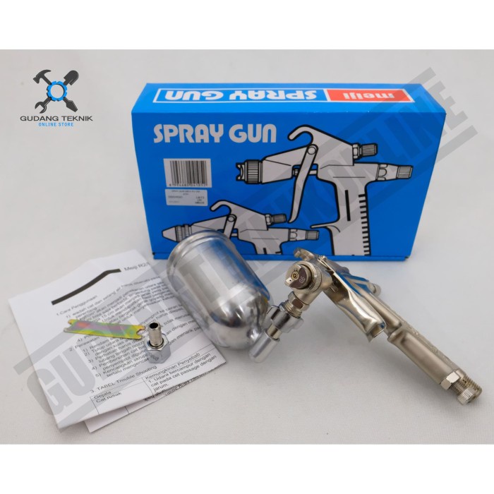 Spray Gun Spraygun Premium 200cc R3 MEIJI / Alat Semprotan Cat Semprot Cat Kompressor Tabung Atas R 3 MEIJI