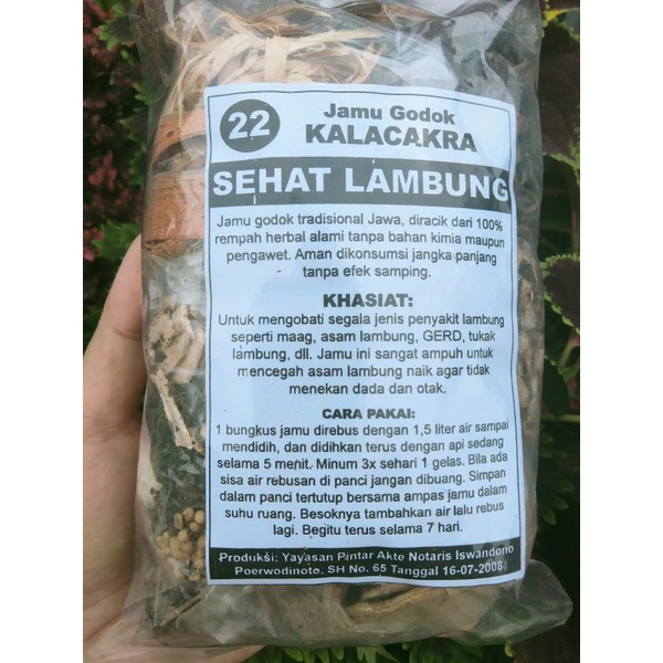 JAMU SEHAT LAMBUNG JAMU GODOK KALACAKRA