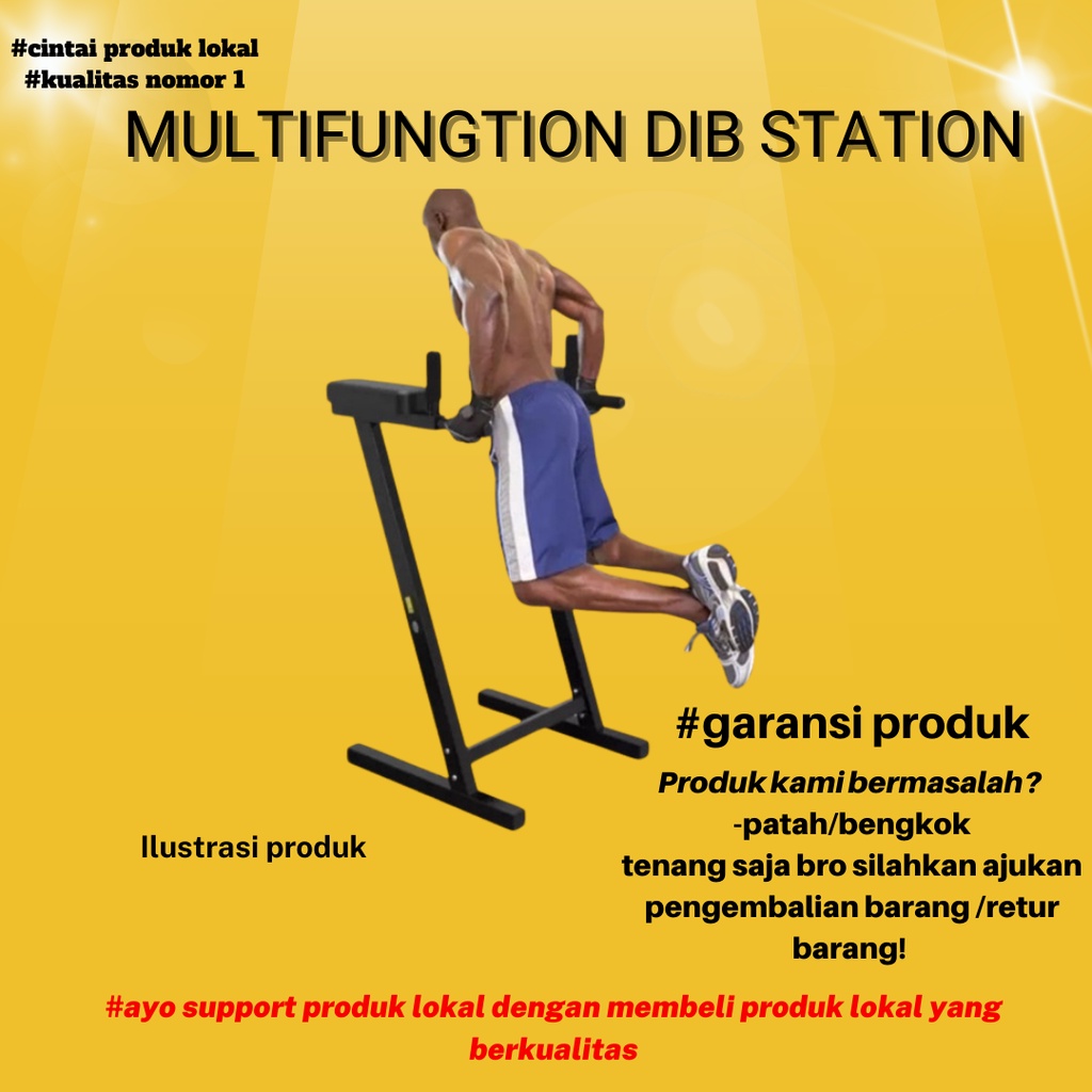 dip bar alat fitness olahraga Multifunctional Parallel Bars Dip Stand Dip Station Training Horizonta