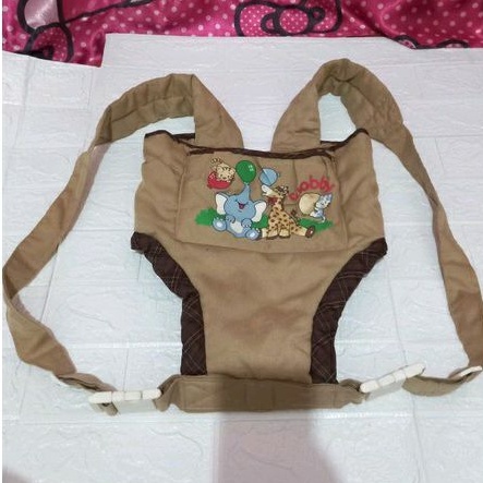 GENDONGAN DEPAN SNOOBY COKLAT / GENDONGAN BAYI / GENDONGAN MOTOR