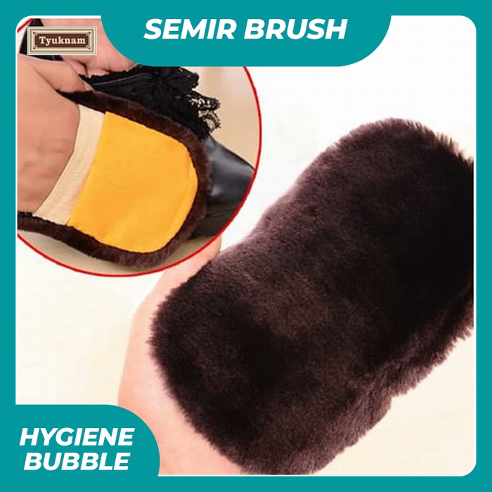 Sikat Semir Sepatu Kulit / Tas kulit / jaket Halus Lembut Wool Suede