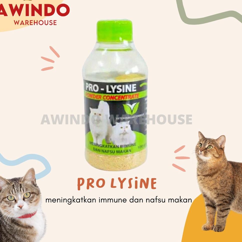 [Art. 4439] PRO LYSINE - Obat Vitamin Kucing Penambah Nafsu Makan dan Immune Kucing Cat Kitten PROLY